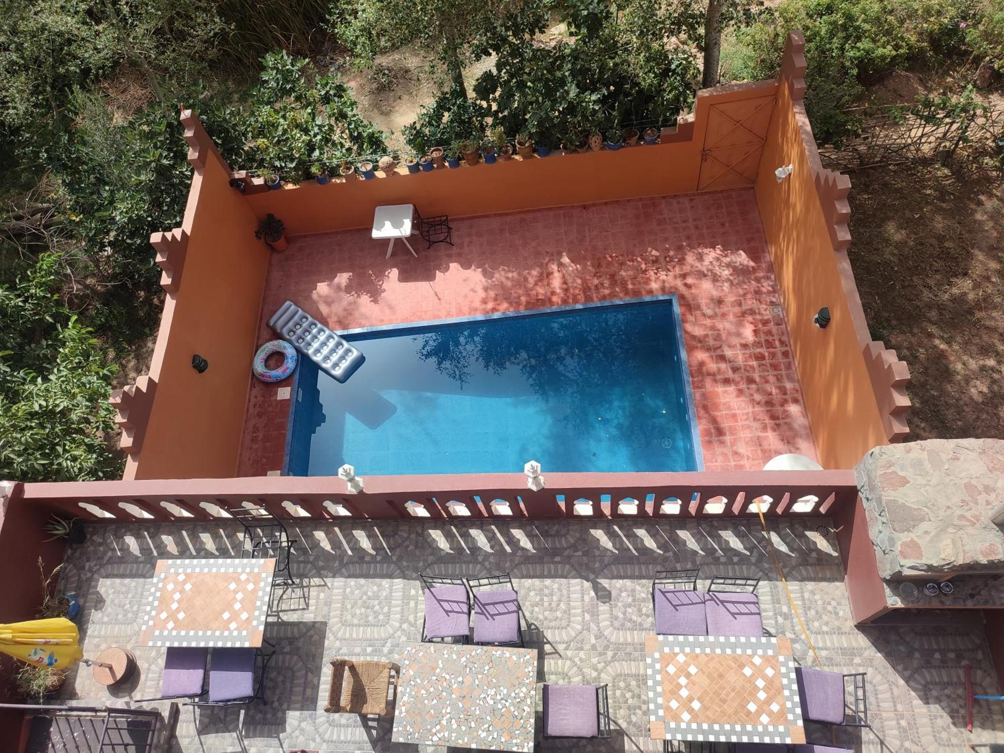 Auberge De La Riviere Du Dades Boumalne Exterior foto